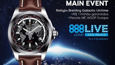 Main Event do 888live São Paulo Terá Premiações Extras, Saiba Mais