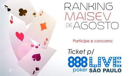 Entenda Como São Distribuídos os Pontos do Ranking MaisEV no 888poker