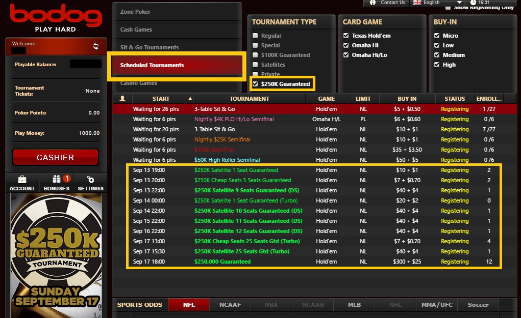 lobby 250k gtd bodog
