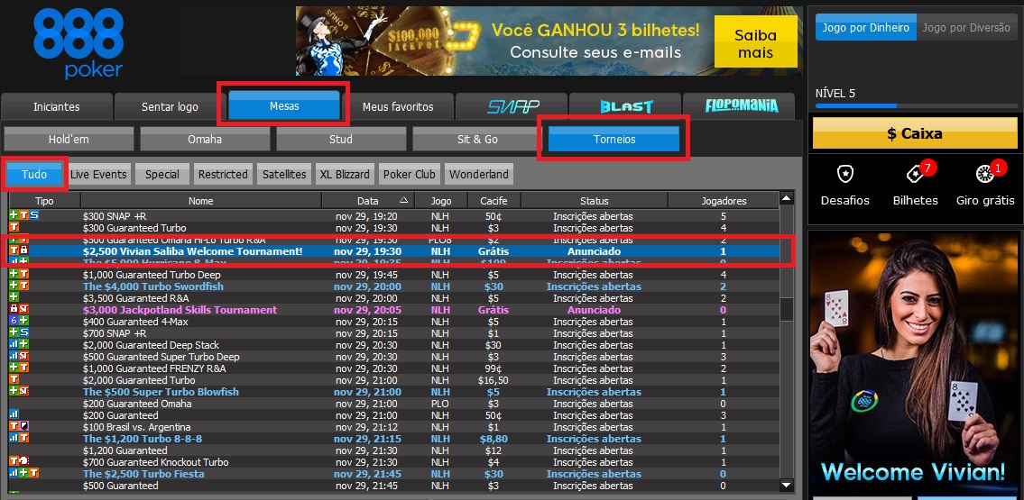 lobby 888poker freeroll vivian saliba