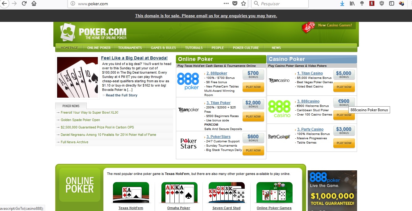 poker.com screenshot