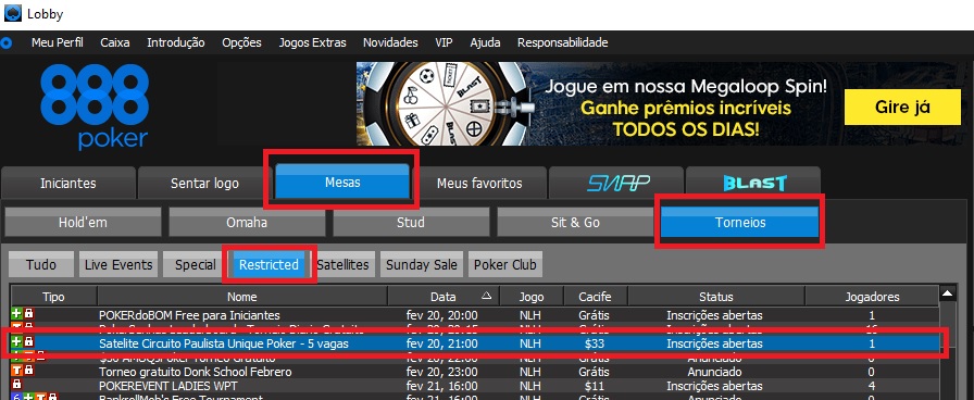 circuito paulista play boutique 888poker satelite