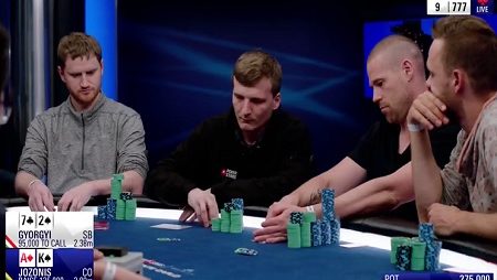 Com 7-2, Húngaro Aplica Belo Blefe no Main Event do EPT Monte Carlo