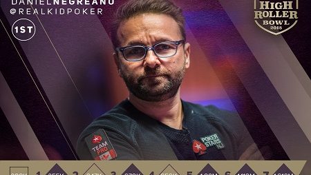 Negreanu Avança Com Liderança Avassaladora no Super High Roller Bowl do Aria