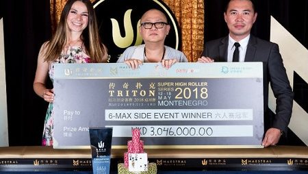 Richard Yong é Campeão do Triton Super High Roller 6-Max