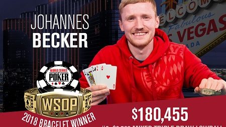 Johannes Becker vence evento de Mixed Triple Draw Lowball da WSOP 2018