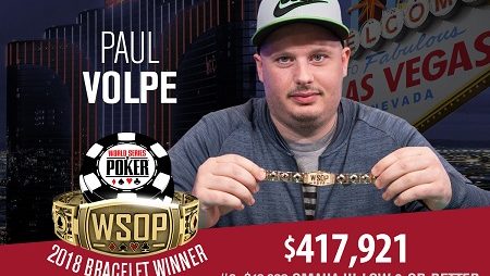 Paul Volpe vence Omaha Hi-Lo Championship e ganha seu 3º bracelete da WSOP