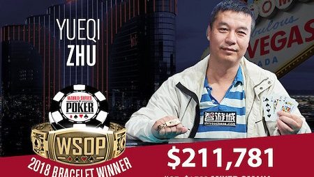Yueqi Zhu é Campeão do $1,500 Mixed Omaha Hi-Lo da WSOP