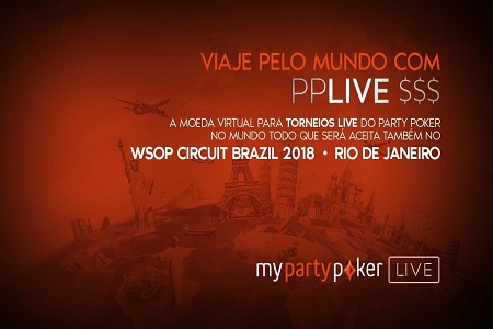 partypoker Cria Moeda Virtual Para Eventos ao Vivo
