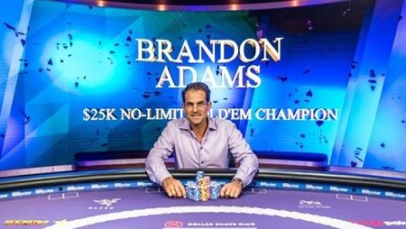Brandon Adams vencer o Event #2: $25,000 No-Limit Hold’em do Poker Masters