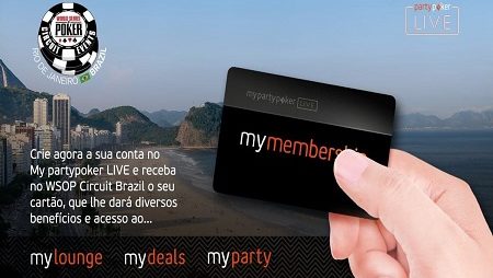 Membros mypartypokerLIVE tem exclusividades na WSOP Circuit Brazil Rio