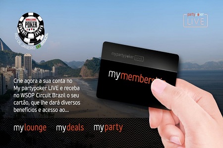 Membros mypartypokerLIVE tem exclusividades na WSOP Circuit Brazil Rio