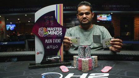 Célio Moraes é o grande campeão do Main Event do MasterMinds