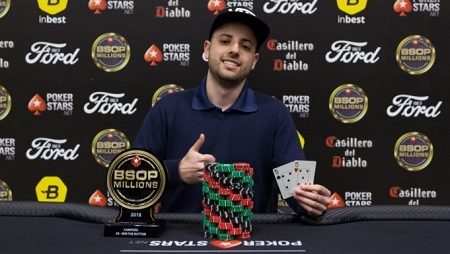 Gustavo Tochetto estreou no BSOP faturando o Win the Button