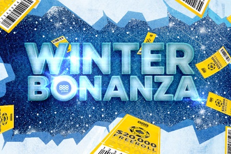 Winter Bonanza do 888poker Tem Torneios Grátis Com US$ 3.000 em Prêmios Todos os Dias