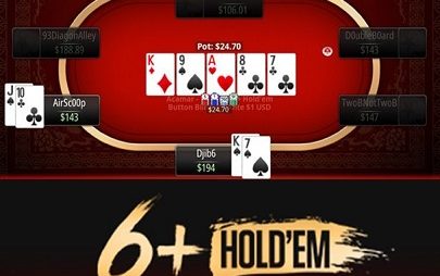 Cash Game 6+ Hold’em chega ao cliente do PokerStars