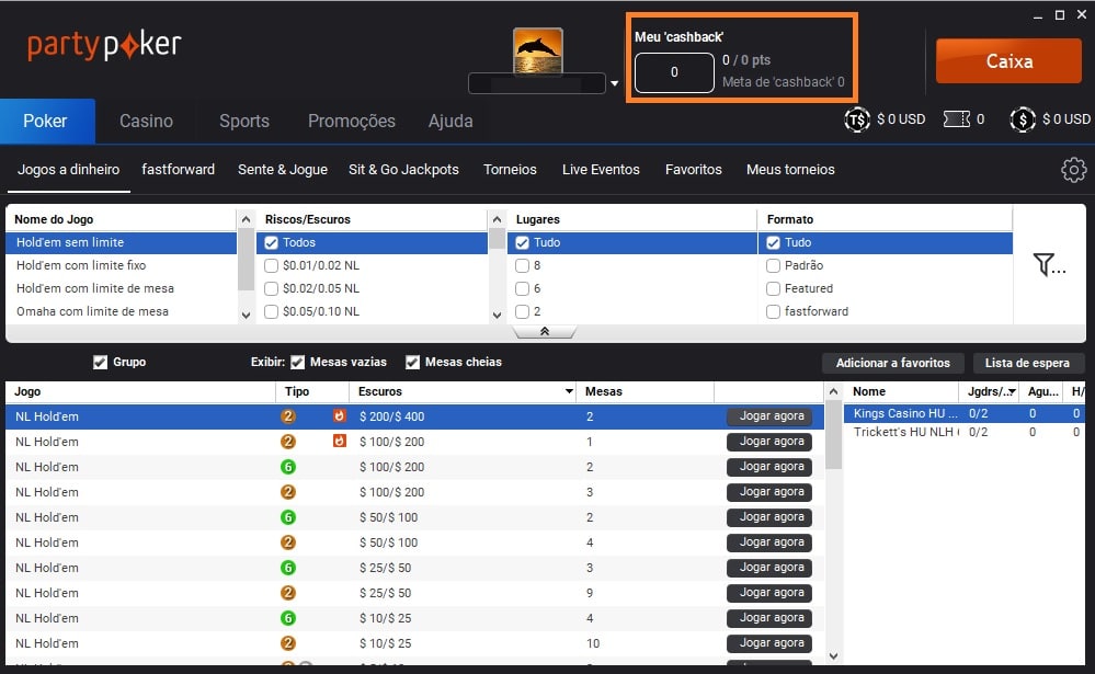 lobby partypoker happy hour