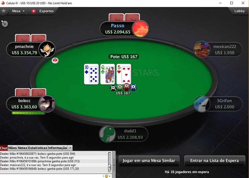 mesa pokerstars 5