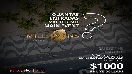 Adivinhe o número de entradas no MILLIONS South America e ganhe $1000 PPLIVE Dollars
