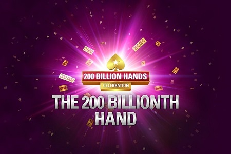 PokerStars comemora 200 bilhões de mãos distribuindo prêmios