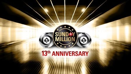 PokerStars comemora aniversario do Sunday Million com US$ 10 milhões garantidos