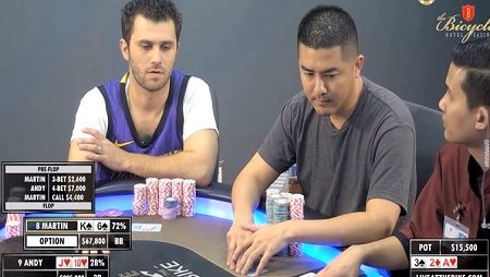 Jogador Usa Quatro Time Banks Após Overbet no River no Live At The Bike, Assista