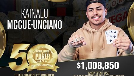 Kainalu McCue-Unciano vence o Monster Stack WSOP