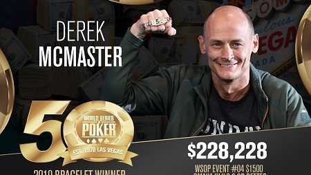 Derek McMaster vence o evento #4: $1,500 Omaha Hi-Lo WSOP