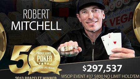 Robert Mitchell é o campeão do Evento # 37: No-Limit Hold’em Deepstack da WSOP
