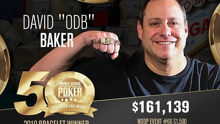 Depois de sete anos David “ODB” Baker ganha seu segundo bracelete da WSOP