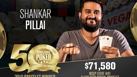 Shankar Pillai vence evento especial somente para campeões da WSOP