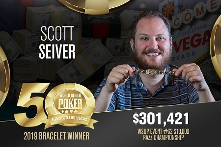 Scott Seiver Conquista o Tri na WSOP com Vitória no Razz Championship