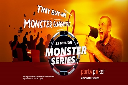 Monster Series retorna hoje ao partypoker com $2 milhões garantidos