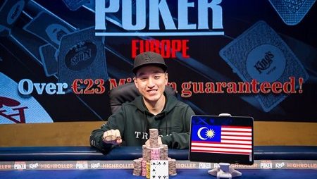 Chin Wei Lim vence o €100K Diamond High Roller da WSOP Europa