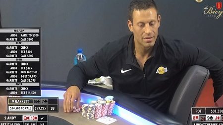 Belo fold: Garrett Adelstein folda segundo nuts no cash game do Live at The Bike!; Assista
