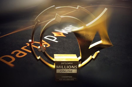 MILLIONS Online – partypoker dará US$ 1 milhão extra se o Chip Lider do Dia 1A for o campeão