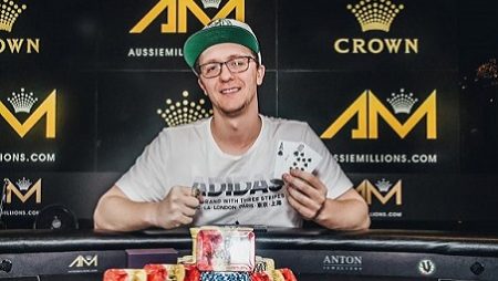 Kahle Burns fatura US$ 1.198.300 ao vencer o A$ 100.000 Challenge do Aussie Millions 2020