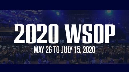 Divulgado o calendário completo da WSOP 2020