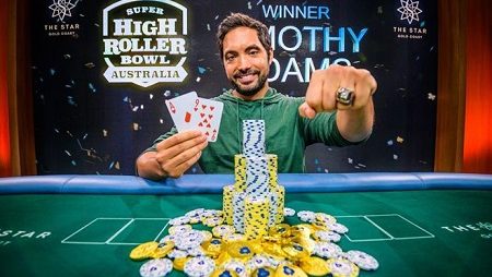 Timothy Adams vence o Super High Roller Bowl Austrália