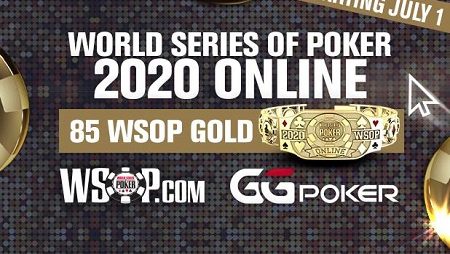 WSOP Online vai distribuir 85 braceletes durante o mês de julho na GGPoker