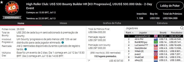 530 HR BB PokerStars