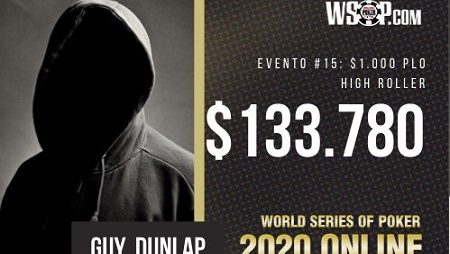 Guy “PhilLaak” Dunlap conquista seu primeiro bracelete ao vencer o Evento #15: $1,000 PLO 8-Max