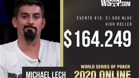 Dono de oito anéis, Michael Lech ganha seu primeiro bracelete da WSOP