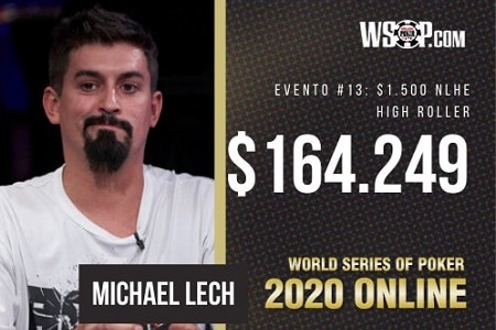 Dono de oito anéis, Michael Lech ganha seu primeiro bracelete da WSOP