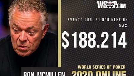 Ron “MacDaddy15” McMillen conquista seu primeiro bracelete da WSOP aos 70 anos de idade