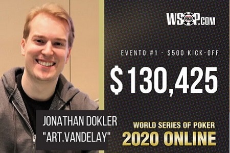 Jonathan Dokler conquista o bracelete do evento #1 da WSOP Online, Phil Hellmuth termina em 11º