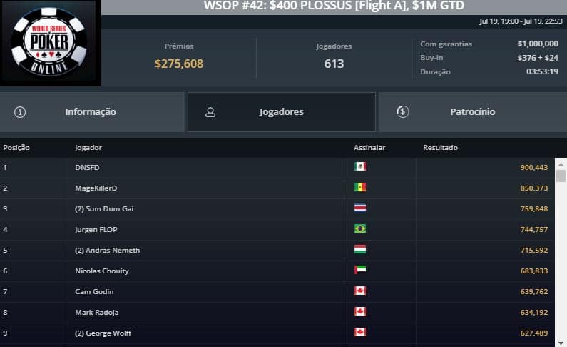 wsop online plossus dia 1a