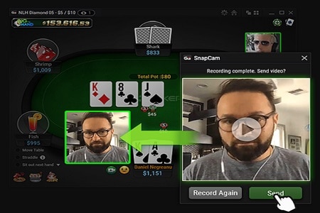 GGPoker cria SnapCam para permitir chat por video em nova atualização