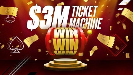 Promoção Ticket Machine do PokerStars vai distribuir US$ 3 milhões em tickets