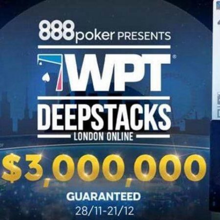 WPT DeepStacks Londres Online do 888poker tem US$ 3 milhões garantidos